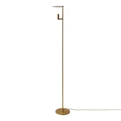 Carpyen Gulvlamper > LED-gulvlampe Kelly, justerbar spot, guld/guld