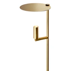 Carpyen Gulvlamper > LED-gulvlampe Kelly, justerbar spot, guld/guld