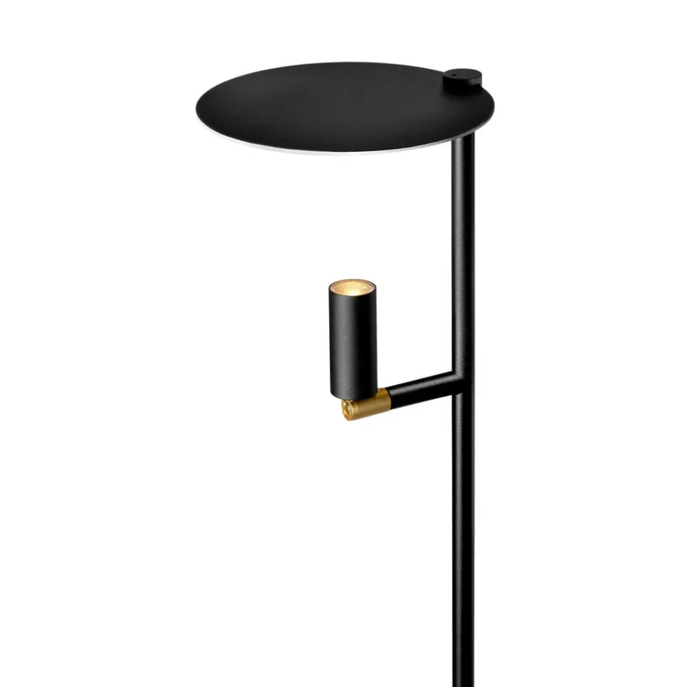 Carpyen Gulvlamper|Gulvlamper > LED-gulvlampe Kelly Spot justerbar sort/guld