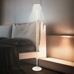 Briloner Gulvlamper|Gulvlamper > LED-gulvlampe Loca, antik hvid, højde 123 cm, plast/metal
