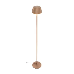 Briloner Gulvlamper > LED-gulvlampe Loca, brun, højde 123 cm, plast/metal