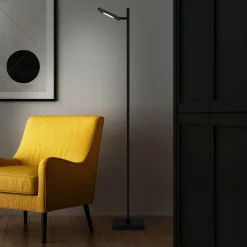 Näve Gulvlamper > LED-gulvlampe Lupa sort højde 135 cm metal touchdim