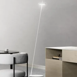 Sigor Gulvlamper > LED-gulvlampe Mahina, hvid, højde 130 cm, metal, CCT