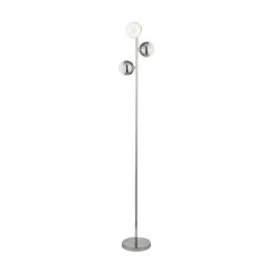 Searchlight Gulvlamper|Gulvlamper > LED-gulvlampe Marbles, kromfarvet, glas, 152 cm høj