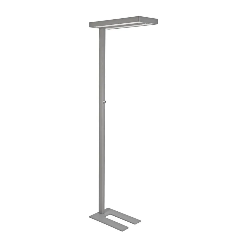 Maul Arbejdsrum/Kontor > LED-gulvlampe juvis, sølv, 196 cm, dæmpbar fod