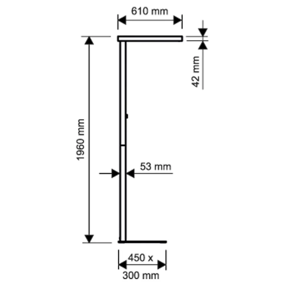 Maul Gulvlamper > LED-gulvlampe juvis, sort, 196 cm base dæmpbar