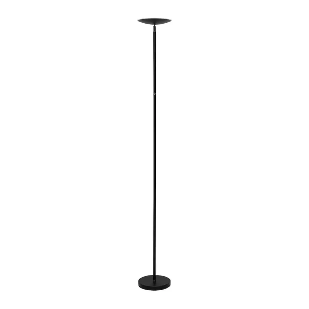Maul Arbejdsrum/Kontor|Gulvlamper > LED-gulvlampe sphere, sort, dæmpbar, højde 183 cm