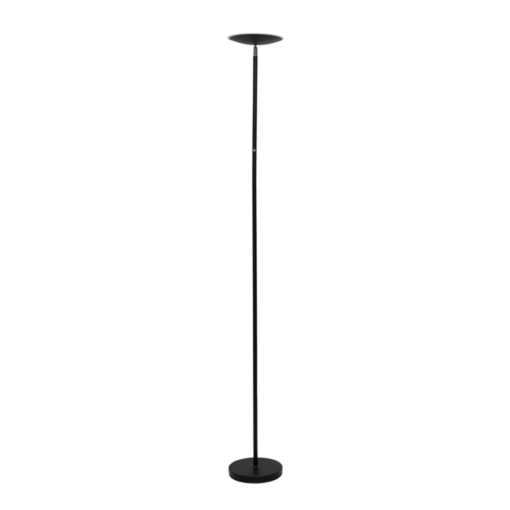 Arbejdsrum/Kontor|Gulvlamper ^ Maul LED-gulvlampe sphere, sort, højde 183 cm