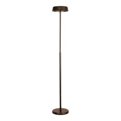 Mantra Iluminación Gulvlamper > LED-gulvlampe Noa II, touch-dæmper, stål, sort