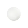 Sokkellamper ^ Linea Light LED-gulvlampe Oh!, Ø 28 cm, E27, polykarbonat, hvid
