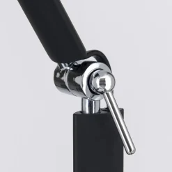Gulvlamper|Gulvlamper ^ ORION LED-gulvlampe Ringo, sort, metal, justerbar, dæmpbar