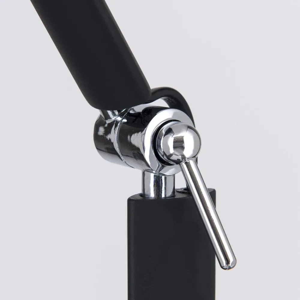 Gulvlamper|Gulvlamper ^ ORION LED-gulvlampe Ringo, sort, metal, justerbar, dæmpbar