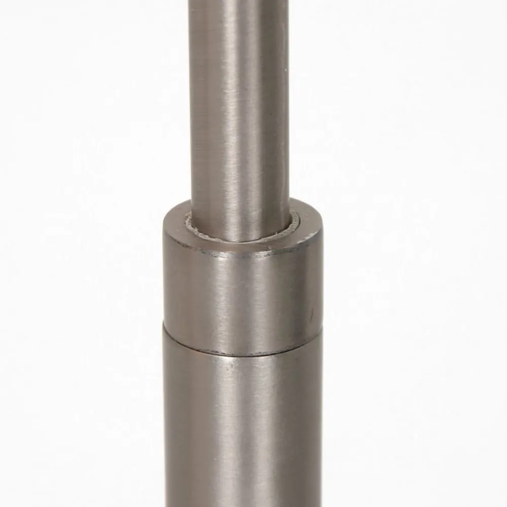 Steinhauer Gulvlamper|Gulvlamper > LED-gulvlampe Soleil, stålfarvet, metal, dæmper