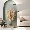 Gulvlamper|Gulvlamper ^ FISCHER & HONSEL LED-gulvlampe Tallri, sort, 180 cm, 2 lyskilder, metal, CCT