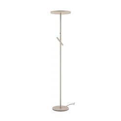 ORION Gulvlamper|Gulvlamper > LED-gulvlampe Teide, khaki, metal, læselampe, dæmper