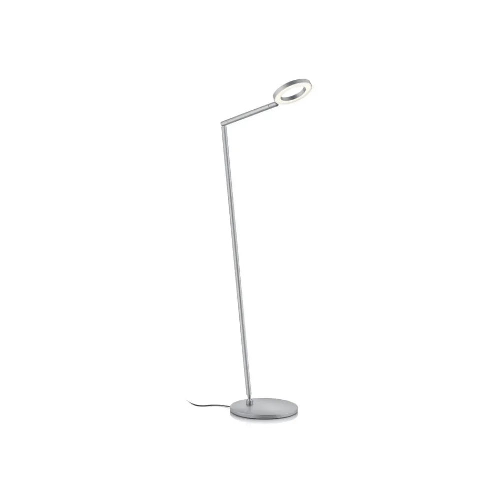 Knapstein Gulvlamper|Gulvlamper > LED-gulvlampe Tessa-S, mat nikkel, CCT, bevægelseskontrol
