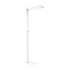 Gulvlamper ^ Maul LED-gulvlampe til kontor jura, hvid, aluminium, 196,5 cm, 4000 K
