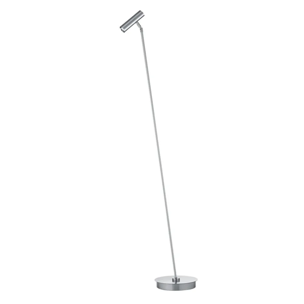 HELL Gulvlamper > LED-gulvlampe Tom Pro, mat nikkel, 1 lyskilde, CCT, dæmper