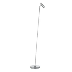HELL Gulvlamper > LED-gulvlampe Tom Pro, mat nikkel, 1 lyskilde, CCT, dæmper