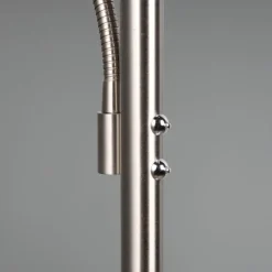 Trio Lighting Gulvlamper|Gulvlamper > LED-gulvlampe Willis, nikkel, højde 180 cm, metal CCT-dæmper