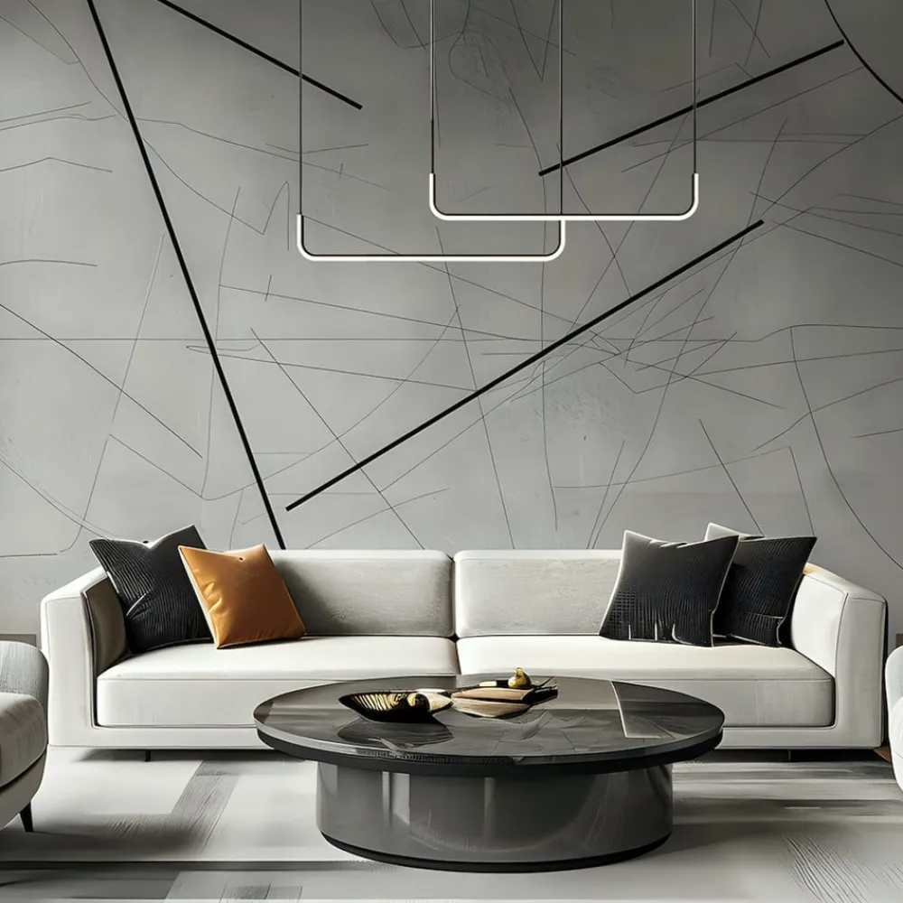 Pendellamper ^ Milagro Lighting LED-hængelampe Horizon, metal, sort, 4.000 K