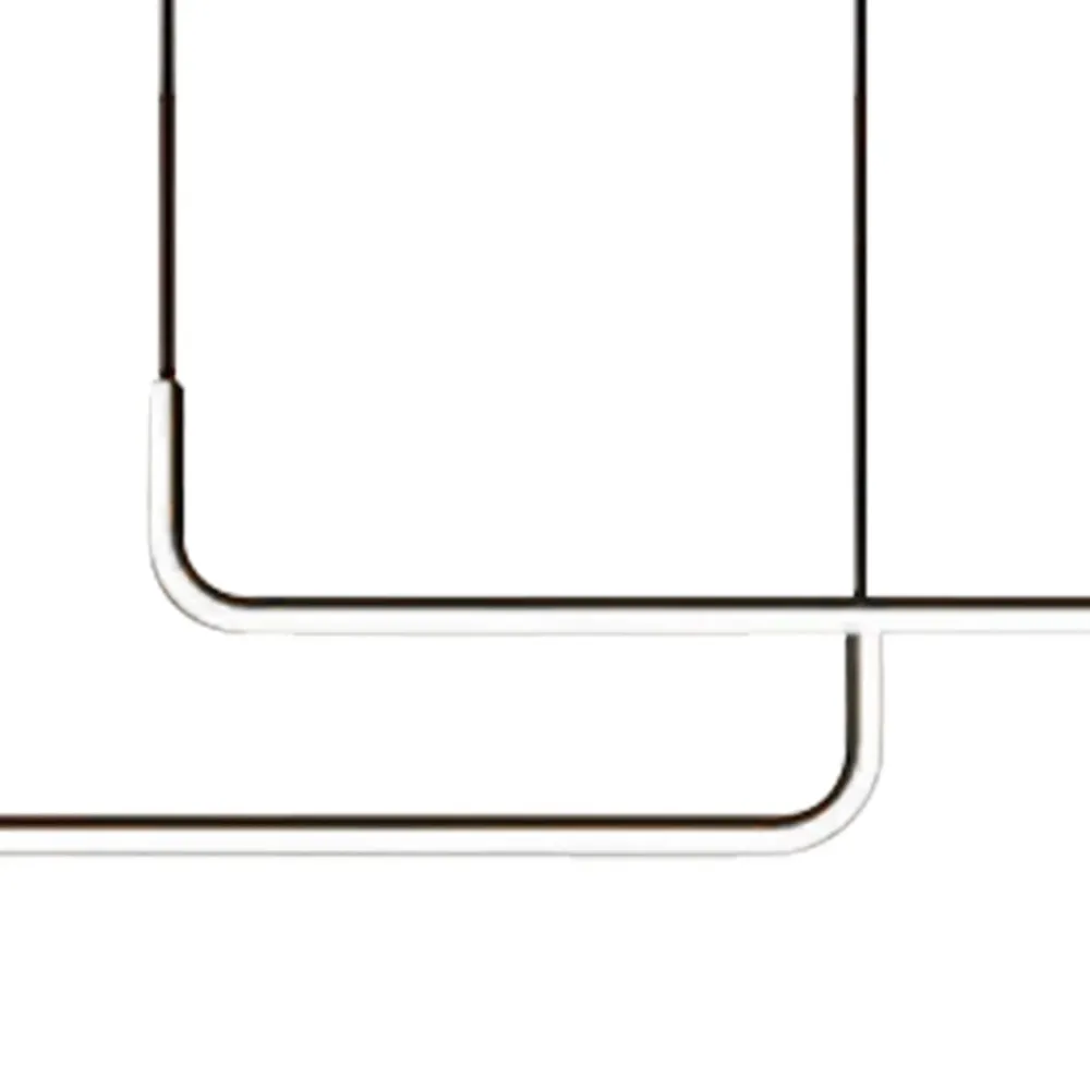 Pendellamper ^ Milagro Lighting LED-hængelampe Horizon, metal, sort, 4.000 K