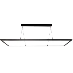 Deko-Light Arbejdsrum/Kontor > 3422 LED-hængelampe, kantet, Dip-Switch, sort