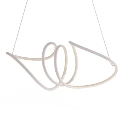 Eko-Light Pendellamper > LED-hængelampe Loca, plast, hvid, 56 W, længde 70 cm