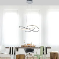 JUST LIGHT. GmbH Pendellamper > LED-hængelampe Maria, dæmpbar, aluminium
