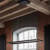 Arbejdsrum/Kontor ^ Knapstein LED-hængelampe Marisa-100, sort mat, 100 x20 cm