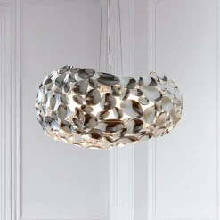 Schuller Valencia Pendellamper > LED-hængelampe Narisa 47 cm blankt krom