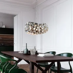 Schuller Valencia Pendellamper > LED-hængelampe Narisa 47 cm blankt krom