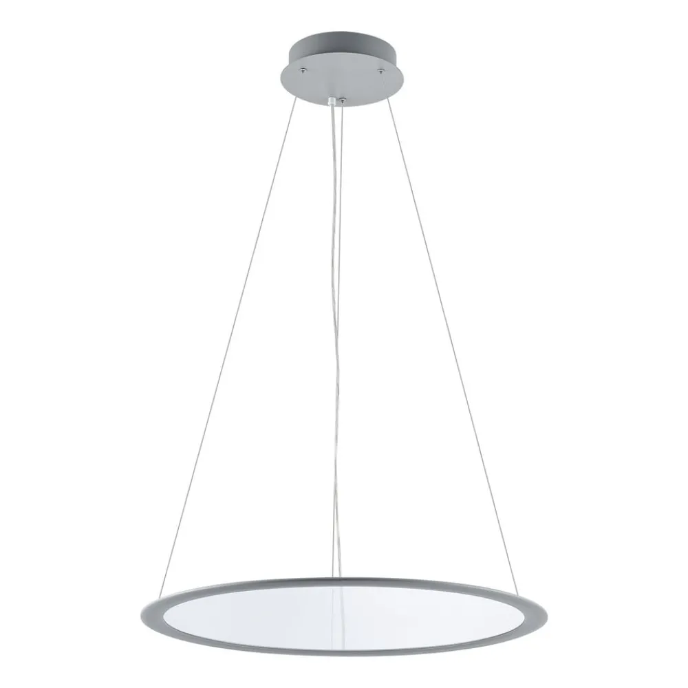 Pendellamper ^ Deko-Light LED-hængelampe PANEL, grå, Ø 63 cm, metal, CCT, dæmpbar, 50 W