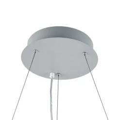Pendellamper ^ Deko-Light LED-hængelampe PANEL, grå, Ø 63 cm, metal, CCT, dæmpbar, 50 W