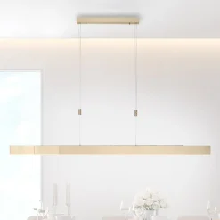 Pendellamper ^ PURE LED-hængelampe Moto, imperial gold, dæmpbar, CCT