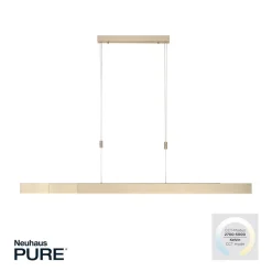 Pendellamper ^ PURE LED-hængelampe Moto, imperial gold, dæmpbar, CCT
