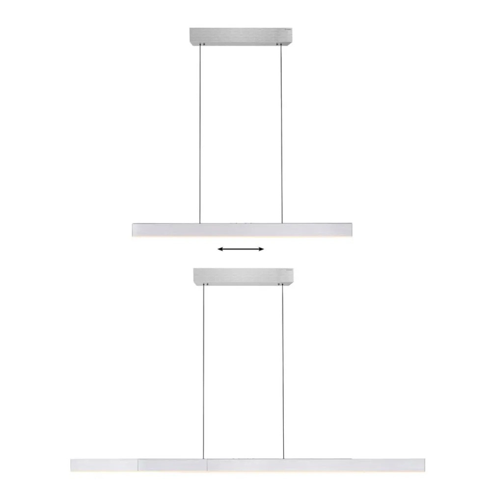 Pendellamper ^ PURE LED-hængelampe Moto-Rise, diamant, aluminium, CCT