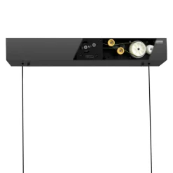 Pendellamper ^ PURE LED-hængelampe Moto-Rise, eg/sort perle, aluminium, CCT