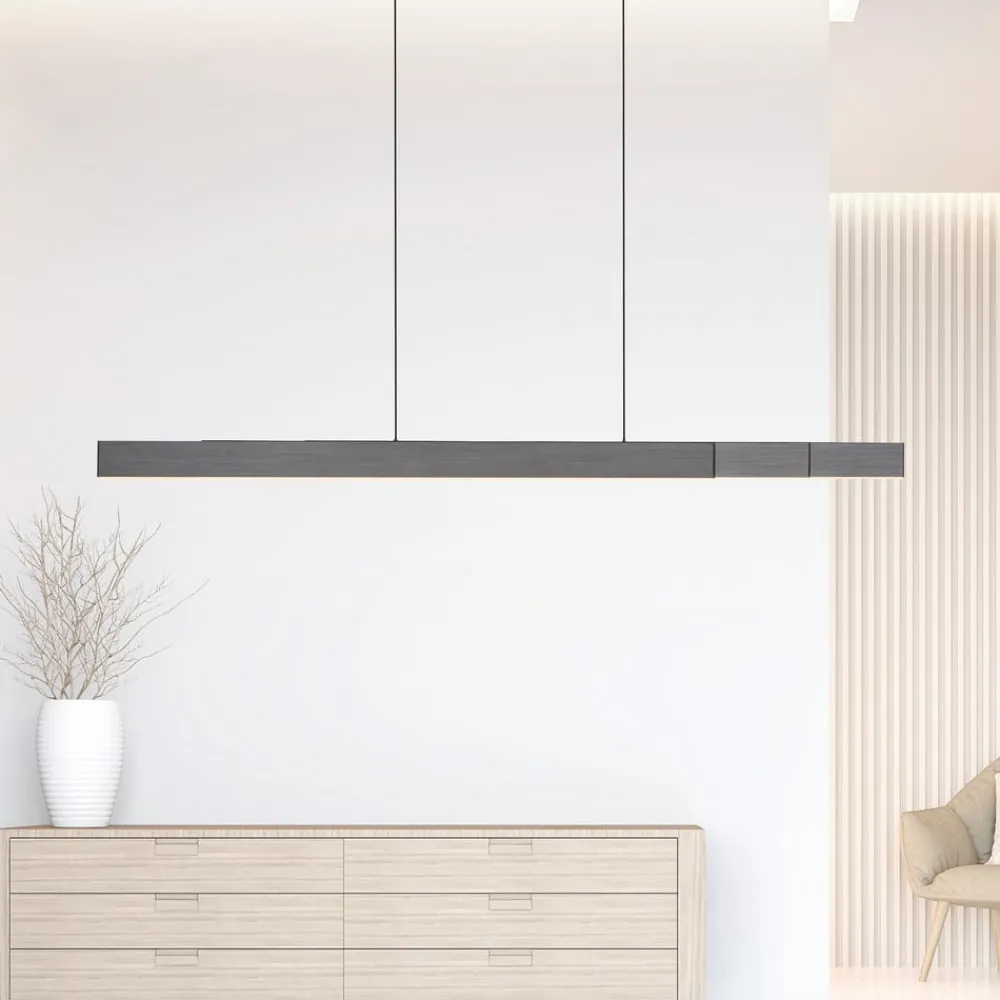 PURE Pendellamper > LED-hængelampe Moto-Rise, platin, aluminium, CCT
