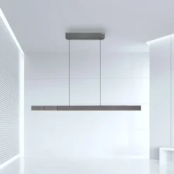 PURE Pendellamper > LED-hængelampe Moto-Rise, platin, aluminium, CCT
