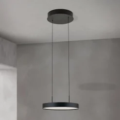 Pendellamper ^ ORION LED-hængelampe Teide, sort, 1 lyskilde, metal, 2.700 K