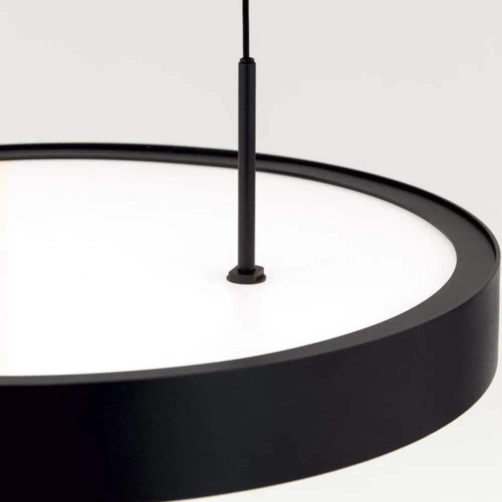 Pendellamper ^ ORION LED-hængelampe Teide, sort, 1 lyskilde, metal, 2.700 K