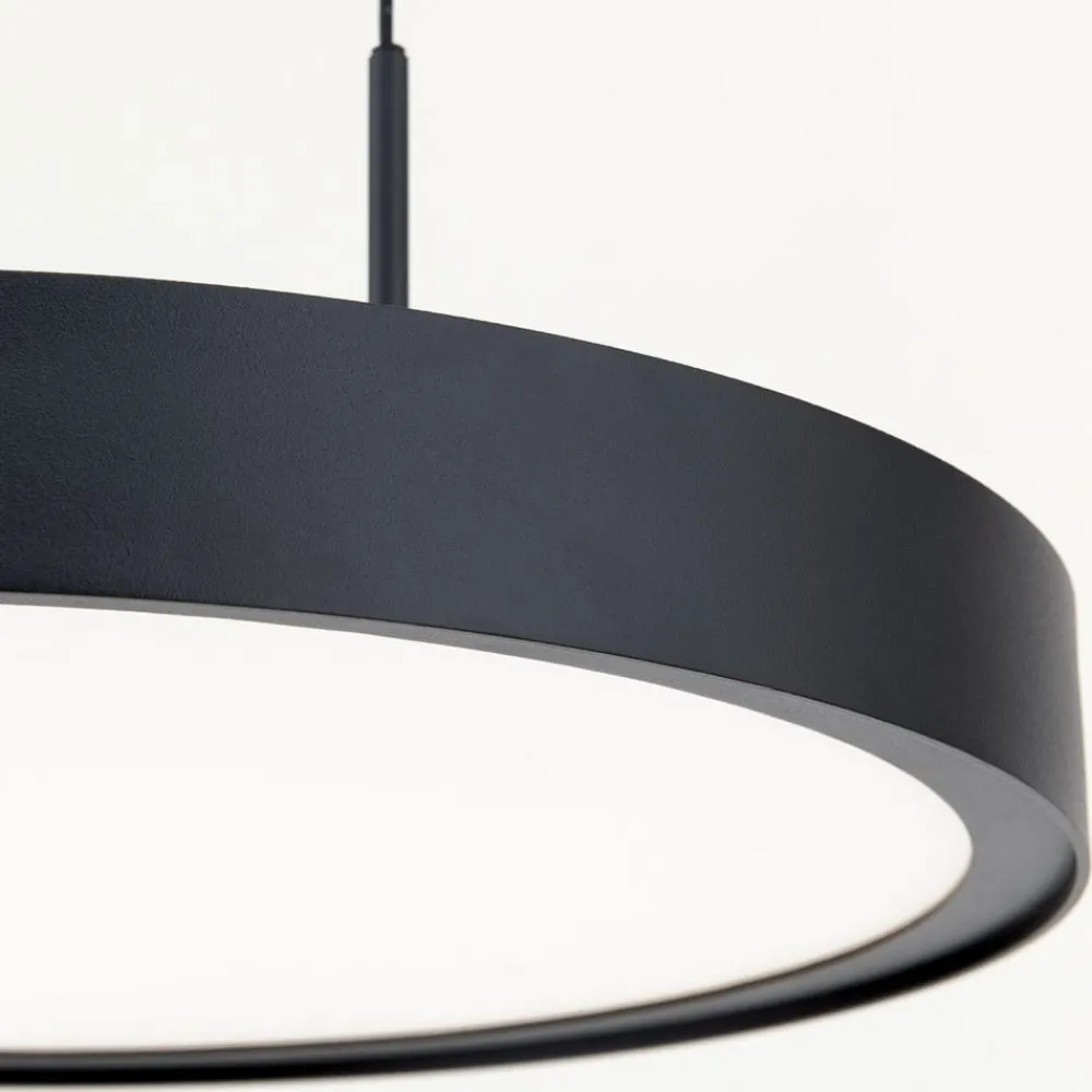 Pendellamper ^ ORION LED-hængelampe Teide, sort, 1 lyskilde, metal, 2.700 K