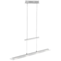 FISCHER & HONSEL Pendellamper > LED-hængelampe Tenso, nikkel, 64 cm, metal, CCT, dæmper