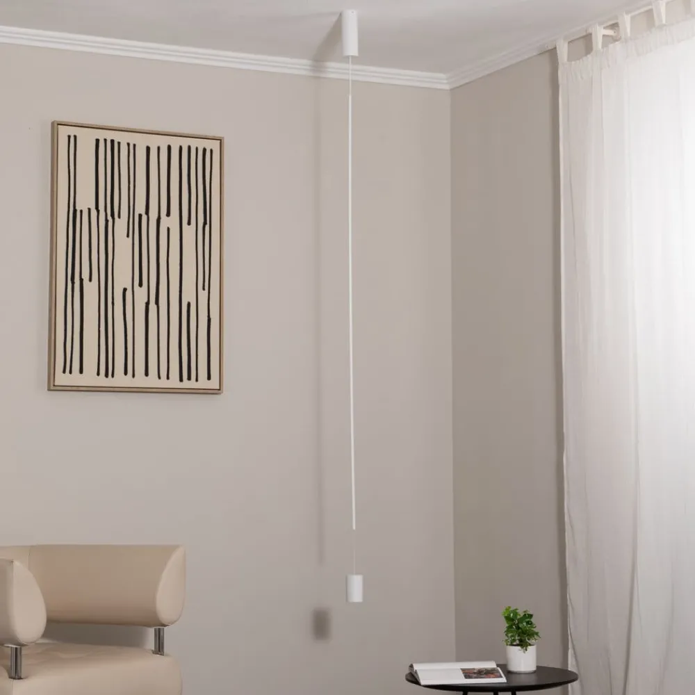 Nowodvorski Lighting Pendellamper > LED-hængelampe VERTIC, hvid, metal, 19 W, 3.000 K