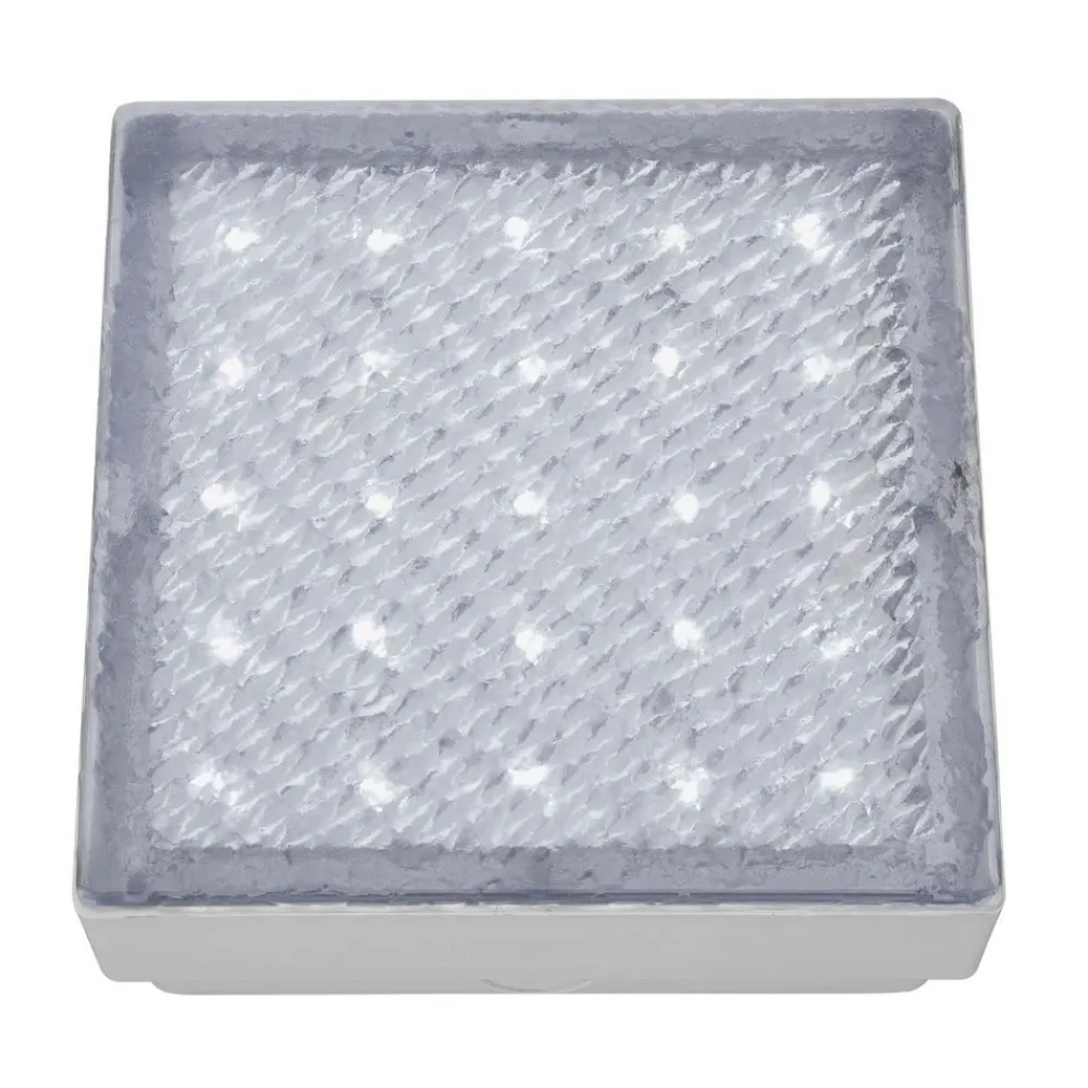 Nedgravet Udebelysning|Udendørs Spot ^ Searchlight LED indbygget gulvlampe Walkover, IP68 15x15cm