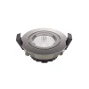 Indbygningsspots ^ Sigor LED indbygget loftspot Diled, Ø 8,5 cm, 6 W, 3.000 K, krom