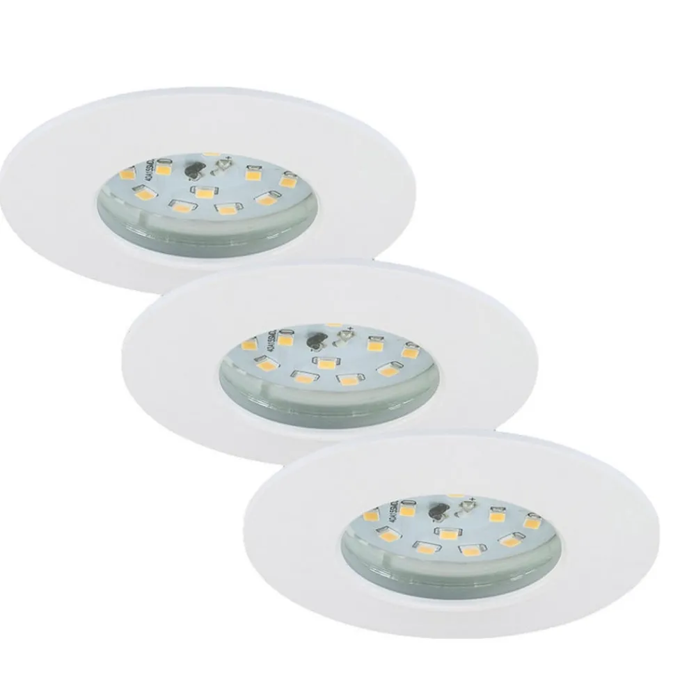 Briloner Loftlamper|Indbygningsspots > LED-indbygningslampe Attach Dim, IP44, sæt med 3, hvid