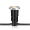 Markslöjd Nedgravet Udebelysning > LED-indbygningslampe Garden 24 Decklight, sølv, lys ovenfra, 3W