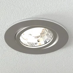 MEGAMAN Loftlamper|Indbygningsspots > LED indbygningslampe Rico 6,5 W børstet stål